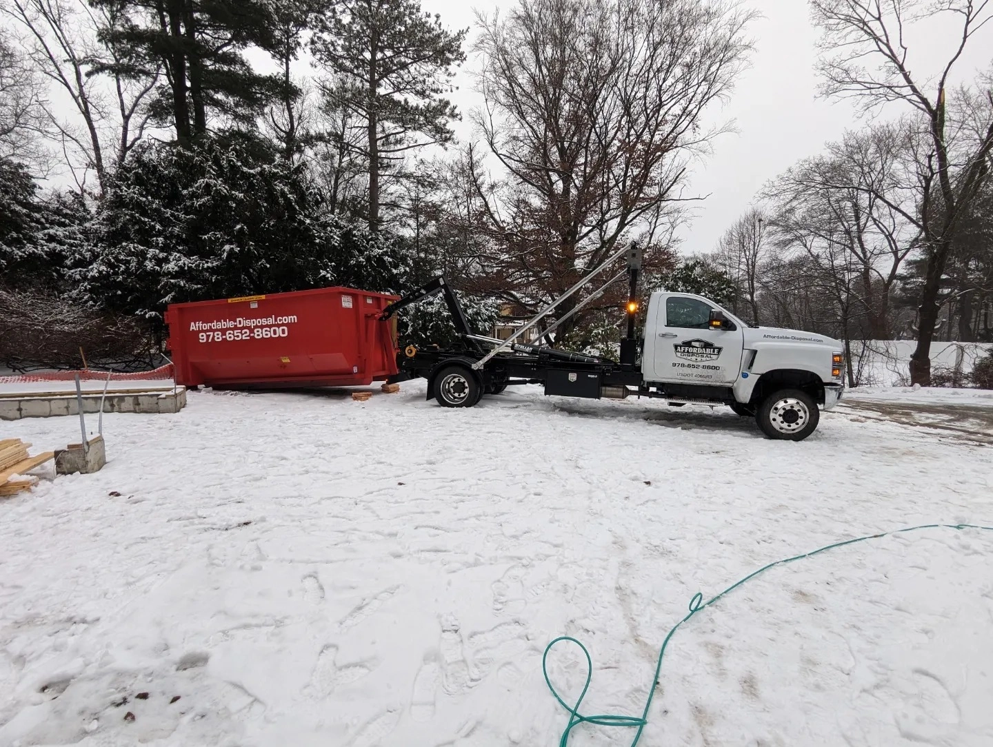 Affordable Disposal dumpster rental in Derry NH